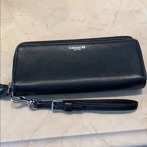 Coach Black Leather Wallet